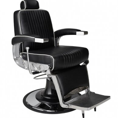 Professional barber chair for hairdressers and beauty salons STIG black color