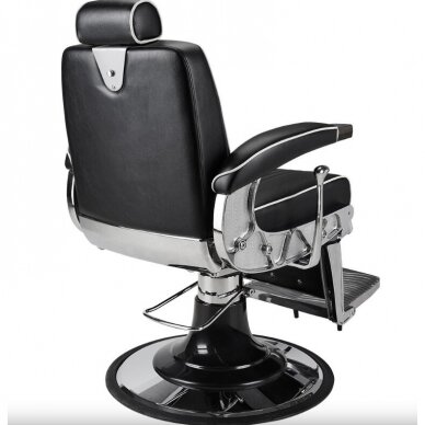 Professional barber chair for hairdressers and beauty salons STIG black color 3