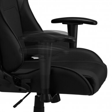 Professional office and gaming chair DARK, black/grey color 8