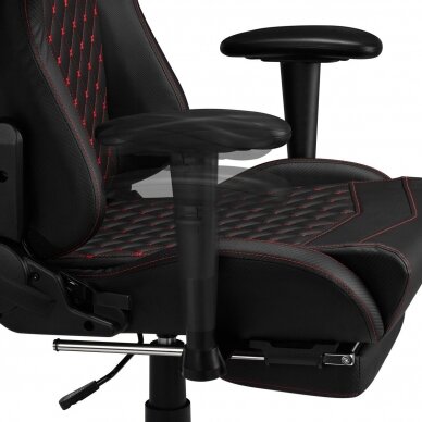 Professional office and gaming chair DARK PREMIUM, black color 9