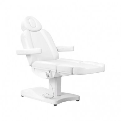 Professional electric cosmetology chair - bed AZZURRO 803D (3 motors), white color 2