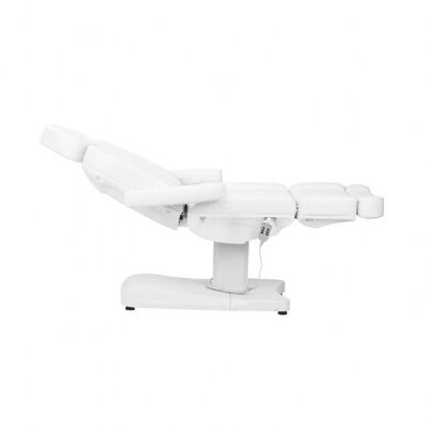 Professional electric cosmetology chair - bed AZZURRO 803D (3 motors), white color 5