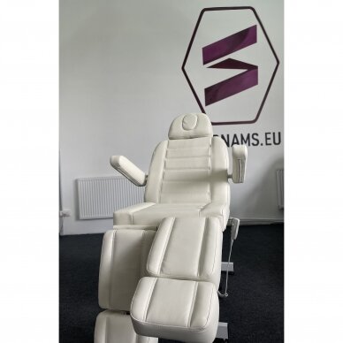 Profesionali elektrinė kosmetologinė kėdė AZZURRO 706 PEDI (1 variklis), baltos spalvos 20