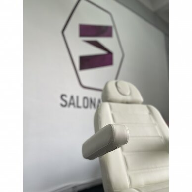 Profesionali elektrinė kosmetologinė kėdė AZZURRO 706 PEDI (1 variklis), baltos spalvos 26