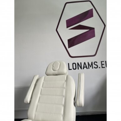 Profesionali elektrinė kosmetologinė kėdė AZZURRO 706 PEDI (1 variklis), baltos spalvos 27