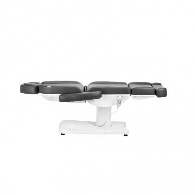 Professional electric cosmetology chair - bed AZZURRO 803D (3 motors), gray color 3