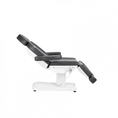 Professional electric cosmetology chair - bed AZZURRO 803D (3 motors), gray color 5