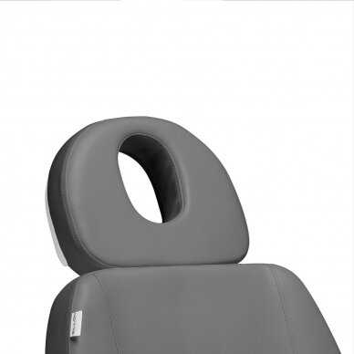 Profesionali elektrinė kosmetologinė kėdė - gultas pedikiūro procedūroms SILLON CLASSIC, 2 variklių, pilkos spalvos 11