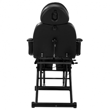 AZZURRO profesionali kosmetologinė kėdė - gultas 563S, juodos spalvos 9