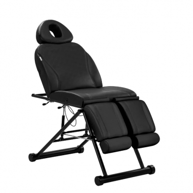 AZZURRO profesionali kosmetologinė kėdė - gultas 563S, juodos spalvos 10