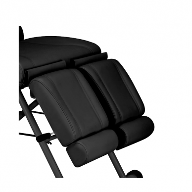 AZZURRO profesionali kosmetologinė kėdė - gultas 563S, juodos spalvos 11