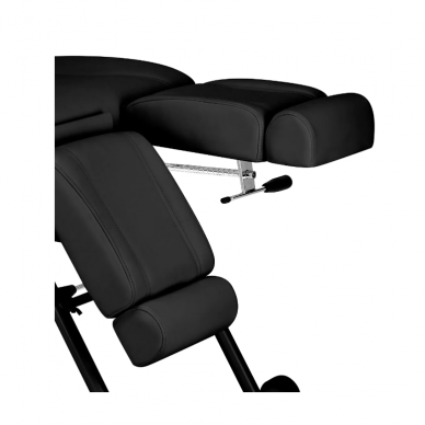 AZZURRO profesionali kosmetologinė kėdė - gultas 563S, juodos spalvos 13