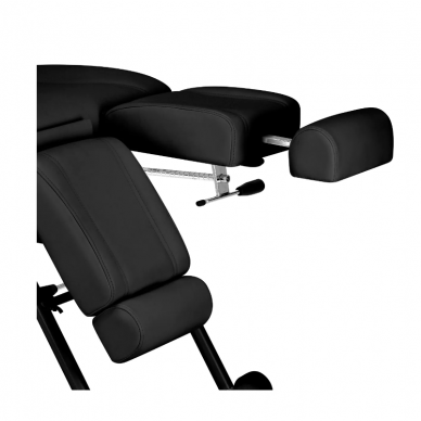 AZZURRO profesionali kosmetologinė kėdė - gultas 563S, juodos spalvos 14
