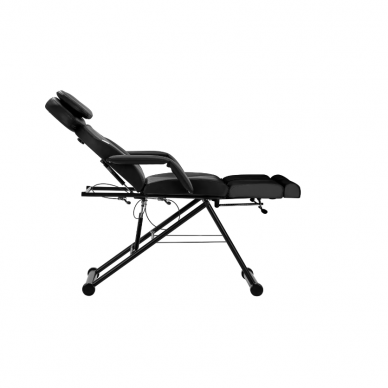 AZZURRO profesionali kosmetologinė kėdė - gultas 563S, juodos spalvos 2