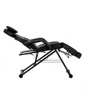 AZZURRO profesionali kosmetologinė kėdė - gultas 563S, juodos spalvos 3