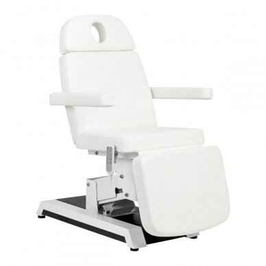 Professional electric cosmetology chair - bed W-12 (4 motors), white color 1