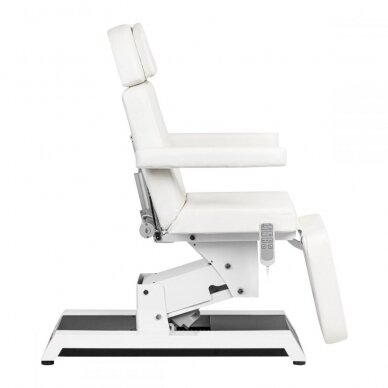 Professional electric cosmetology chair - bed W-12 (4 motors), white color 5