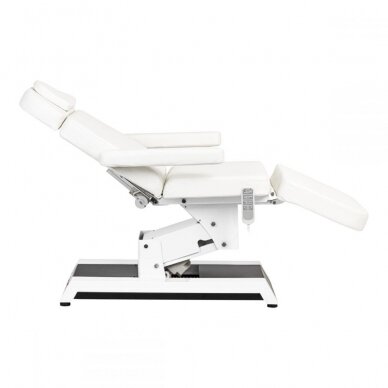 Professional electric cosmetology chair - bed W-12 (4 motors), white color 7