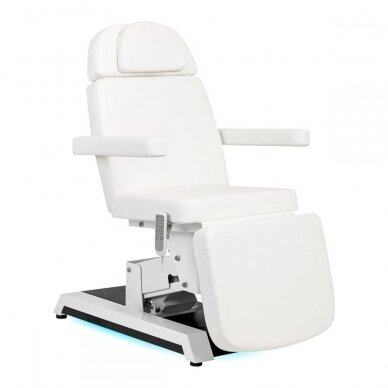 Professional electric cosmetology chair - bed W-12 (4 motors), white color 15