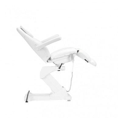 Professional electric cosmetology chair-bed SILLON BASIC, white color (3 motors) 4