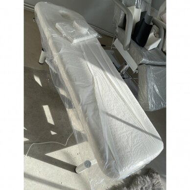 Professional electric massage and rehabilitation bed MOD-079 (1 motor), white color 7