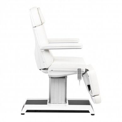 Professional electric cosmetology chair-bed W-16B (3 motors), white color 5