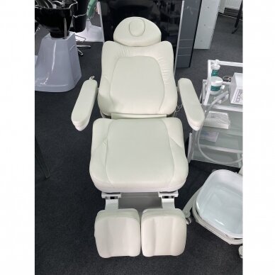 Professional electric podiatric chair - bed-lounger for pedicure procedures AZZURRO 870S PEDI, white (3 MOTORS) 15