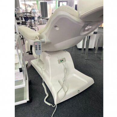 Professional electric podiatric chair - bed-lounger for pedicure procedures AZZURRO 870S PEDI, white (3 MOTORS) 16