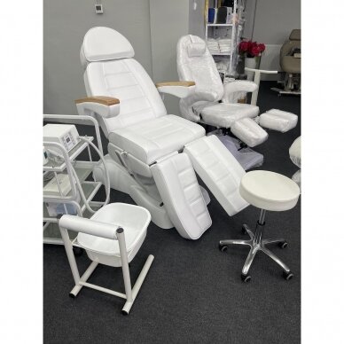 Professional electric pedicure chair LUX, white (3 motors) 15