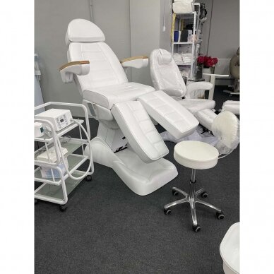 Professional electric pedicure chair LUX, white (3 motors) 21