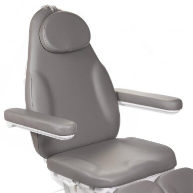 Professional electric podiatry chair for pedicure procedures MODENA PEDI BD-8294, 2 motors, gray color 8