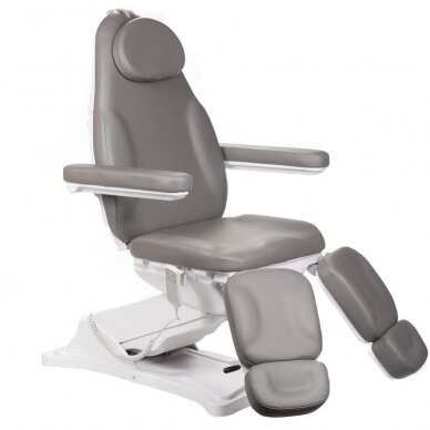 Professional electric podiatry chair for pedicure procedures MODENA PEDI BD-8294, 2 motors, gray color 9