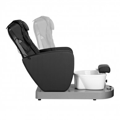 Professional electric podiatry chair for pedicure procedures with massage function AZZURRO 016C, black color  1