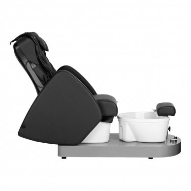 Profesionali elektrinė podologinė kėdė pedikiūro procedūroms su masažo funkcija AZZURRO 016C, juodos spalvos 2