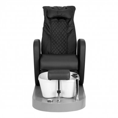 Professional electric podiatry chair for pedicure procedures with massage function AZZURRO 016C, black color  3