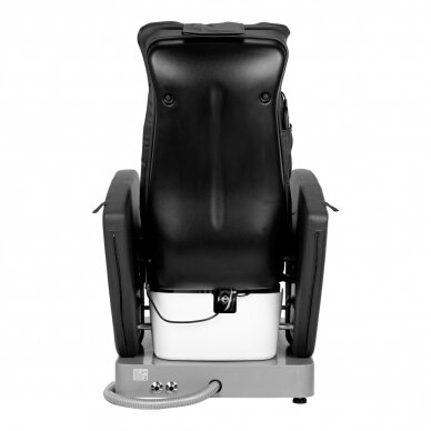 Profesionali elektrinė podologinė kėdė pedikiūro procedūroms su masažo funkcija AZZURRO 016C, juodos spalvos 4
