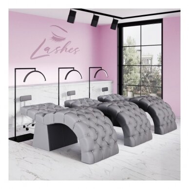 Professional beauty salon bed for long eyelash and eyebrow treatments LASHIA 1