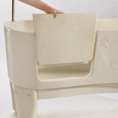 Professional animal washing tub Blovi Ecru, sand color 3