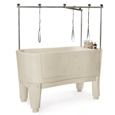 Professional animal washing tub Blovi Ecru, sand color