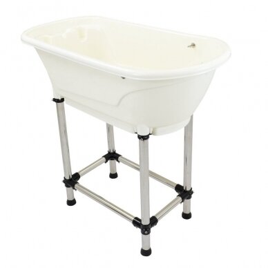 Professional animal washing tub Blovi Pet Bath Tub, white color