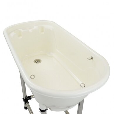 Professional animal washing tub Blovi Pet Bath Tub, white color 6