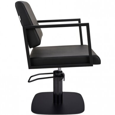 Professional barber chair BLACK LOFT BLACK SQUARE  1