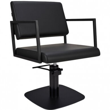 Professional barber chair BLACK LOFT BLACK SQUARE