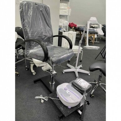 Professional hidraulic chair for podological treatment for beauticians BW-100, black color 9