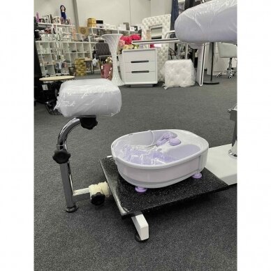 Professional hidraulic chair for podological treatment for beauticians BW-100, white color 9