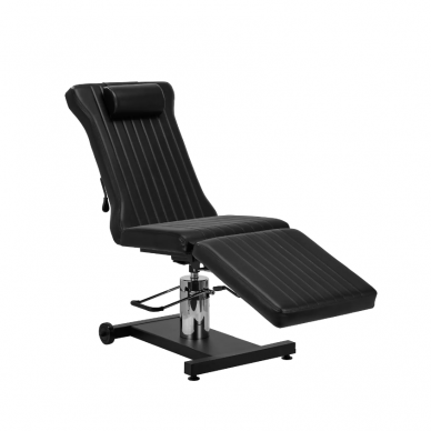 Professional hydraulic tattoo parlor chair-bed PRO INK 612, black color 1