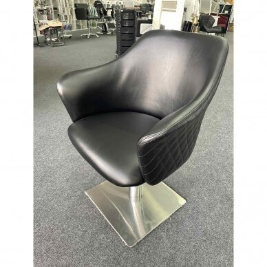 Professional beauty salons haircut chair BLACK ANGEL, black color 2