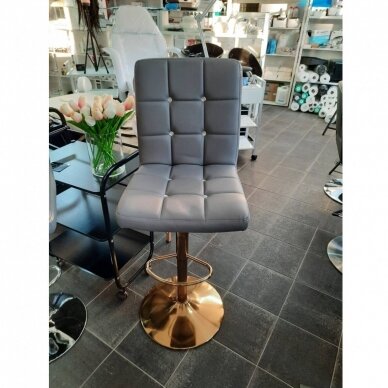 Professional chair for make-up specialists HC1015CW, gray eco-leather 9