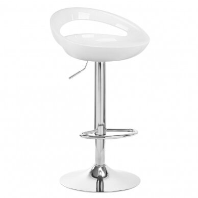 Professional chair for make-up specialists QS-B01, white color