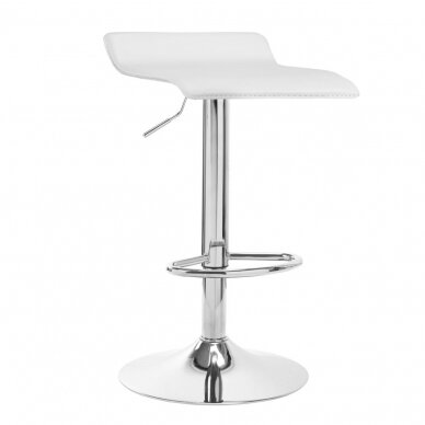 Professional chair for make-up specialists QS-B081, white color